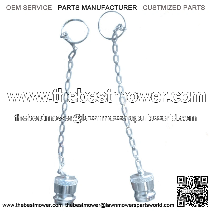 Two (2) Hydraulic Outlet Dust Plugs Fits JD Two Cylinder Tractors