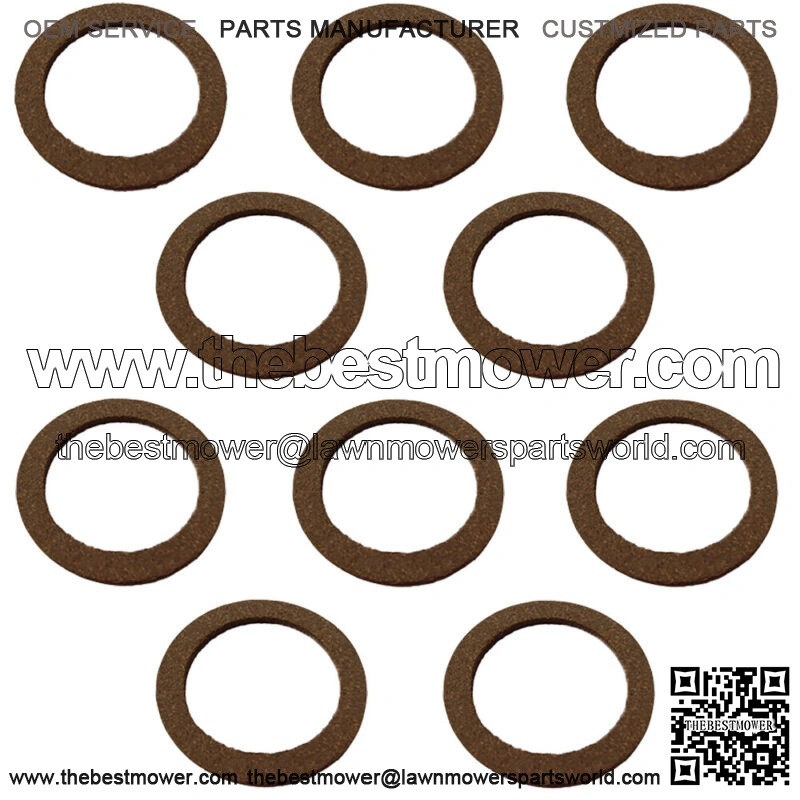Ten (10) 2" Sediment Bowl Gaskets Fits John Deere L LA M MC MI MT 1010 40 L886T