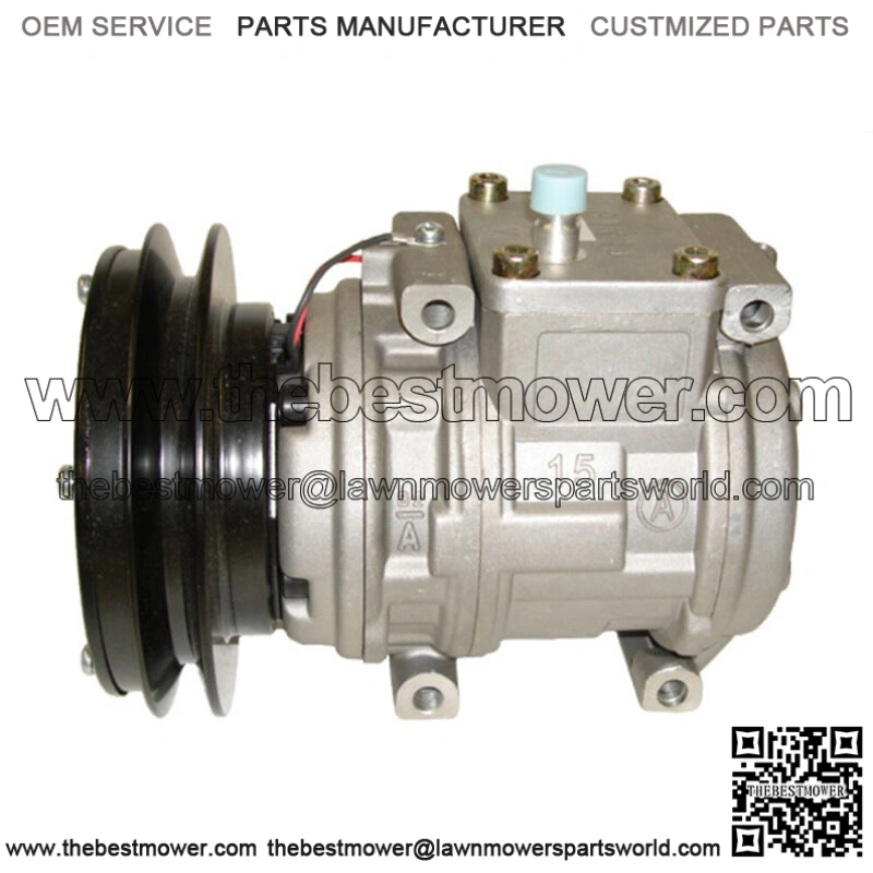8833770-50050 Nippondenso 10PA15C Compressor, w/ 1 Groove Clutch-Fits Kubota