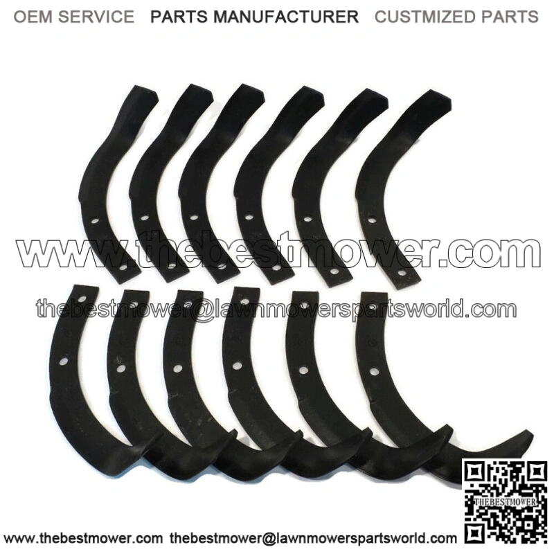 Tiller Tine Set Fits Honda RotoTiller Cultivators FR500 FR500K1 FR700 FR700K1