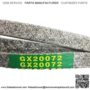 EM Mower Deck Belt - 42" - GX20072 - Compatible with John Deere - Replacement LA100 LA105 LA110 LA115