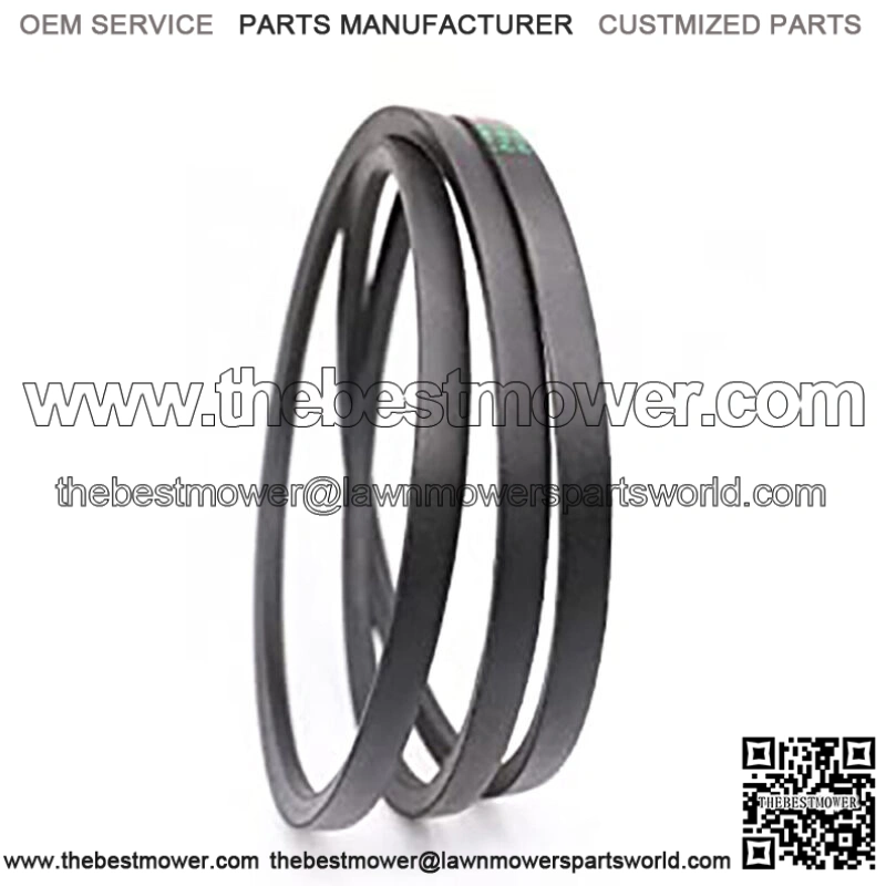 Deck & Drive Belt Combo Fits Toro Titan ZX6000 MX6000 Zero Turn Riding Mowers