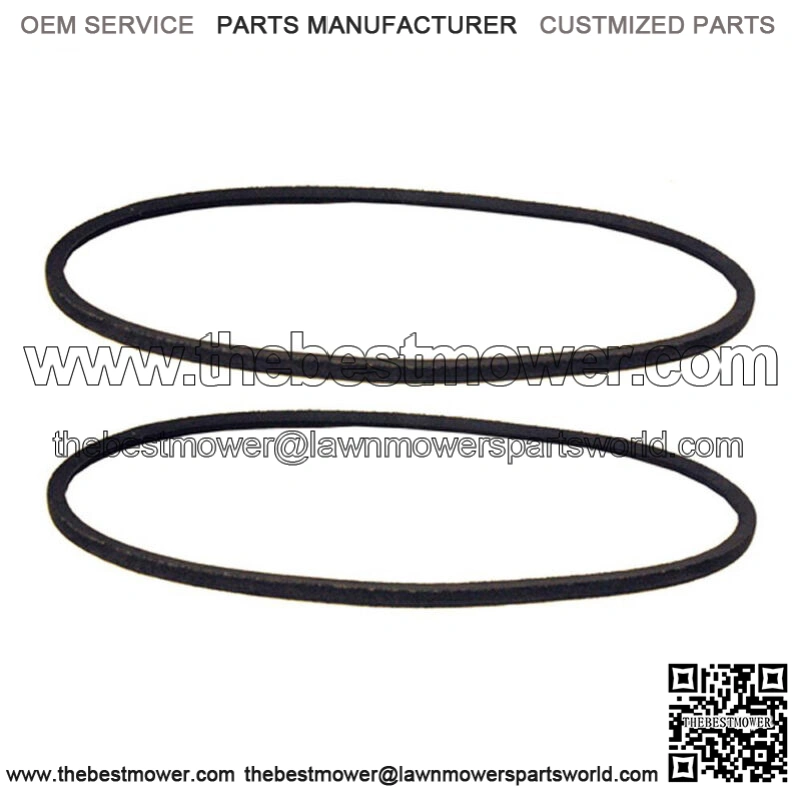 Set of 2 Riding Mower Deck Belts Fits Craftsman 42" Cut 174883 532174883