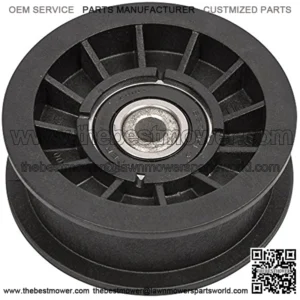 539110311 Pulley, Idler RAKE & ZTR Outdoor Products Spare Part, Black