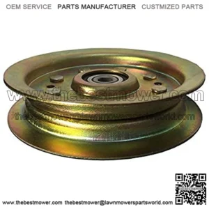 Heavy-Duty Flat Idler Pulley Compatible with Cub Cadet 956-04129 956-04129C 756-04129B 756-04129C MTD 753-08171 756-04129B 756-04129C 956-04129 956-04129C Fits 38" 42" 46" 54" Decks