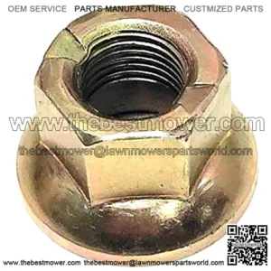 137266, 139729, Spindle Pulley Lock Nut for Craftsman, Poulan, Wizard, Husqvarna, AYP, More
