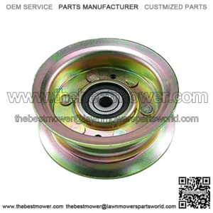 177968 Flat Idler Pulley for Many 46" and 48' Decks Replaces AYP AYP 177968 193197 532177968 532193197 Oregon 78-013 (1 Pack)