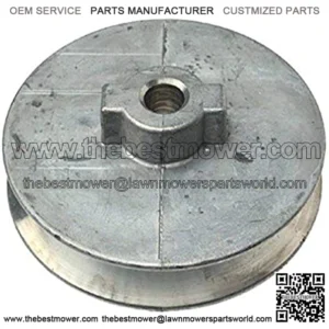 Die Cast 400A 4" x 1/2" Die-Cast V-Grooved Pulley