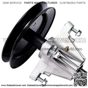 Lawn Mower for Cub Cadet MTD 918-04822A 918-04822B 618-04822 918-04889 Deck Spindle Assembly Fit Most 42inch and 30-in Mini Riders with Pulley Tapped Bolt and Zerk Fitting