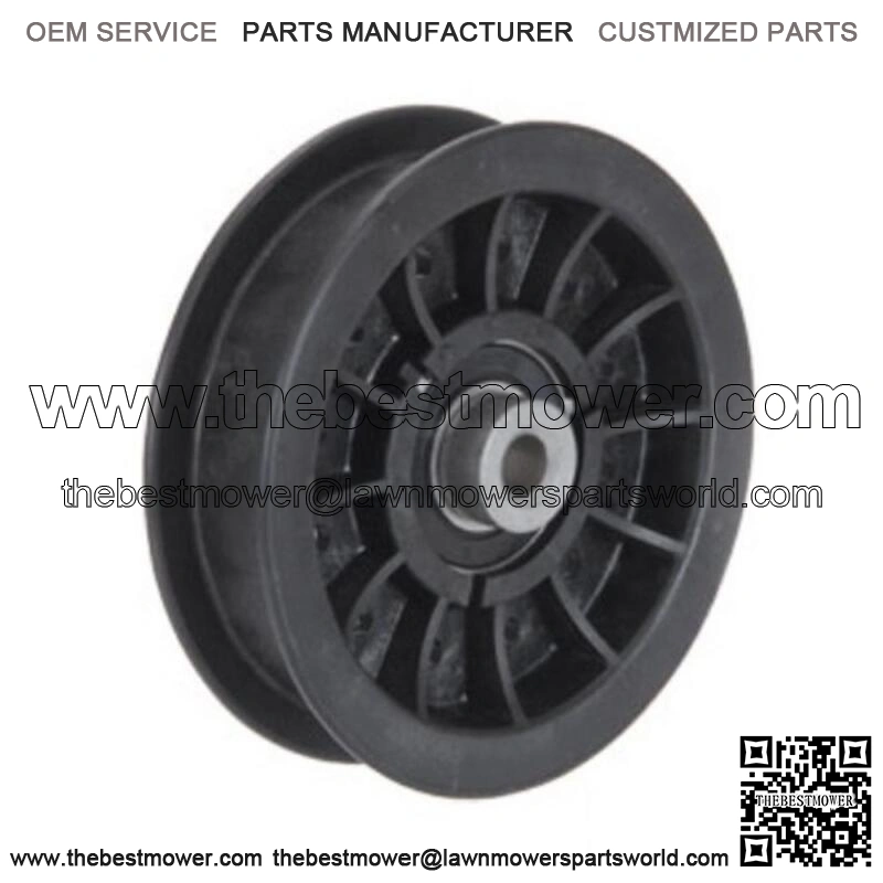 Deck Idler Pulley 4-1/8" x 3/8" 756-0627 fit MTD White / Fits Troy-bilt