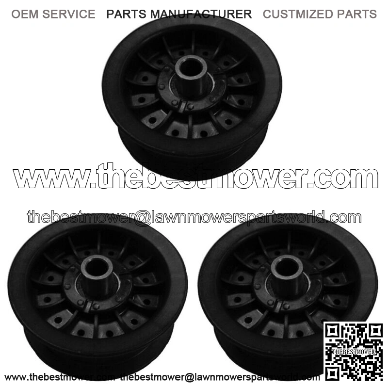 (3) Idler Pulleys for MTD 956-0981 Troy Bilt 756-04224 Fits Cub Cadet 756-0981 M