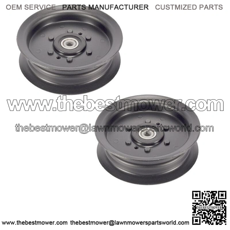 2 Idler Pulleys for Craftsman for Poulan 532196106 532197379 Fits Husqvarna