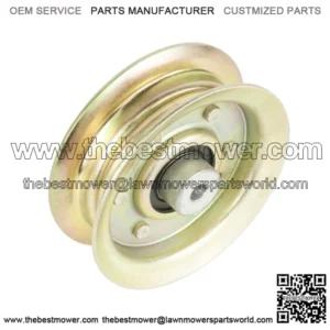 Flat Idler Pulley For John Deere LT133 LT150 LT160 LT170 LT180 LTR155 AM124346