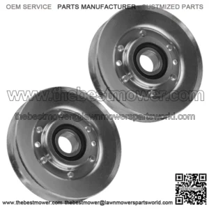 2 V-Idler Pulley For John Deere X350 X354 X360 X370 X380 X384 X390 X394 AM118447