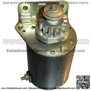 14 Tooth Starter Motor Replacement for 42 Cut Troy Bilt Bronco, Pony Lawn Mower Tractors with Briggs Stratton 17.5 hp Intek IC OHV Engine