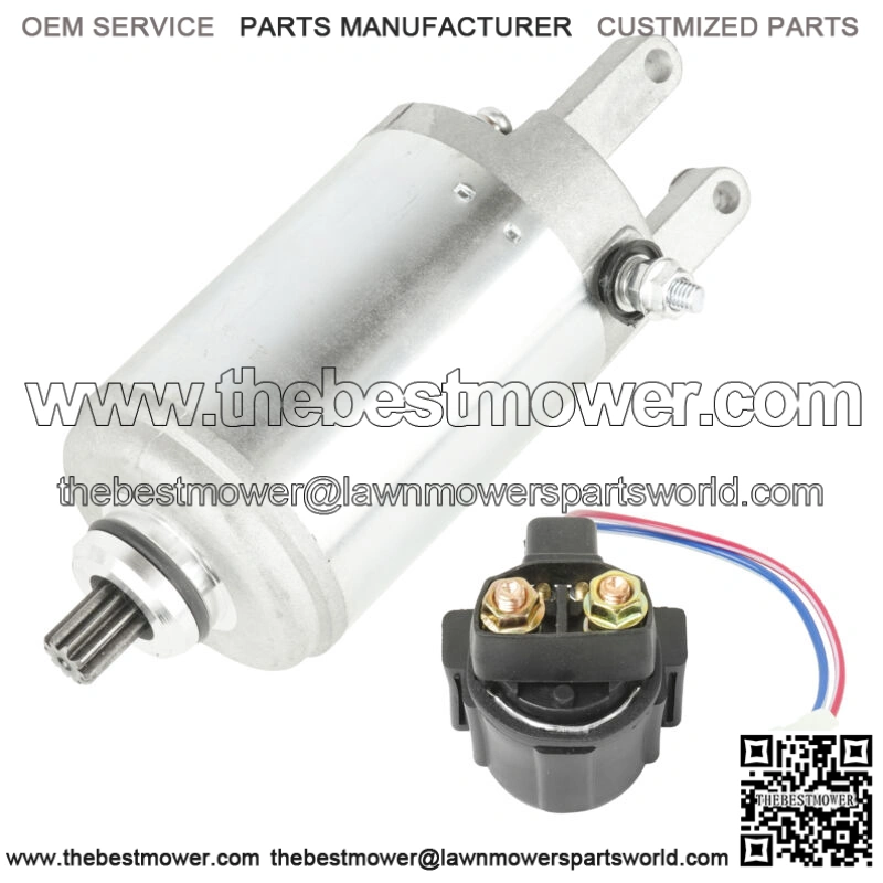 Starter and Relay Solenoid  for Honda Atv TRX250 Fourtrax TRX 250 New 1985 1986 (Fits: Honda)