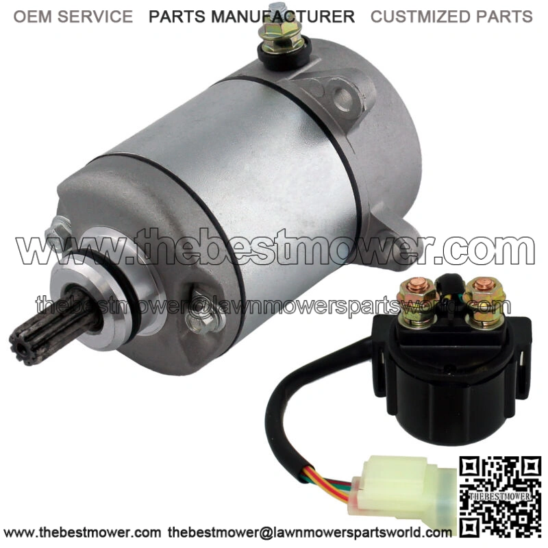 Starter & Relay Solenoid for Honda TRX250TM TRX250 Tm Recon 250 2005-2017 (Fits: Honda)