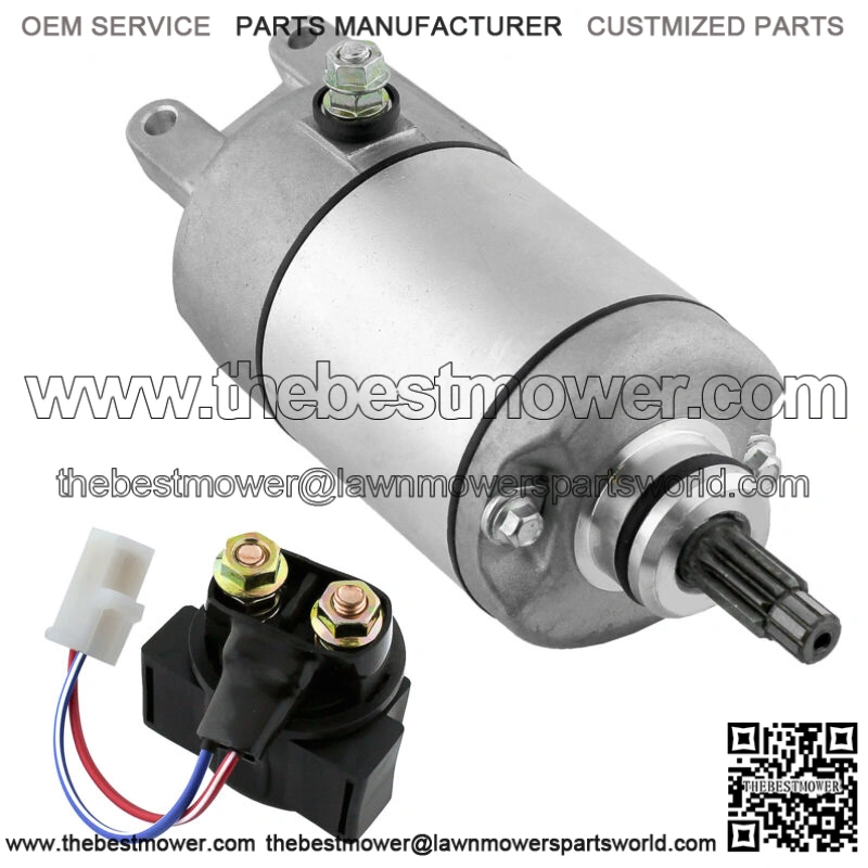 Starter W/ Relay Solenoid For Honda Fourtrax 300 TRX300 TRX300FW 2X4 4X4 1988-00 (Fits: Honda)