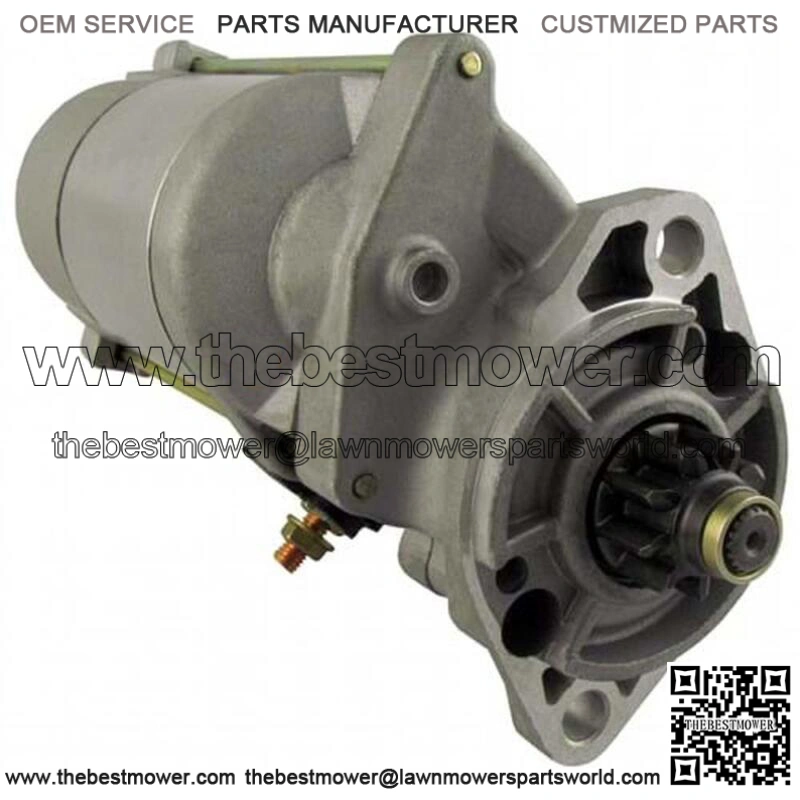 K17123-63016 Starter - New, 12V, OSGR, CW, Aftermarket Nippondenso Fits Kubota