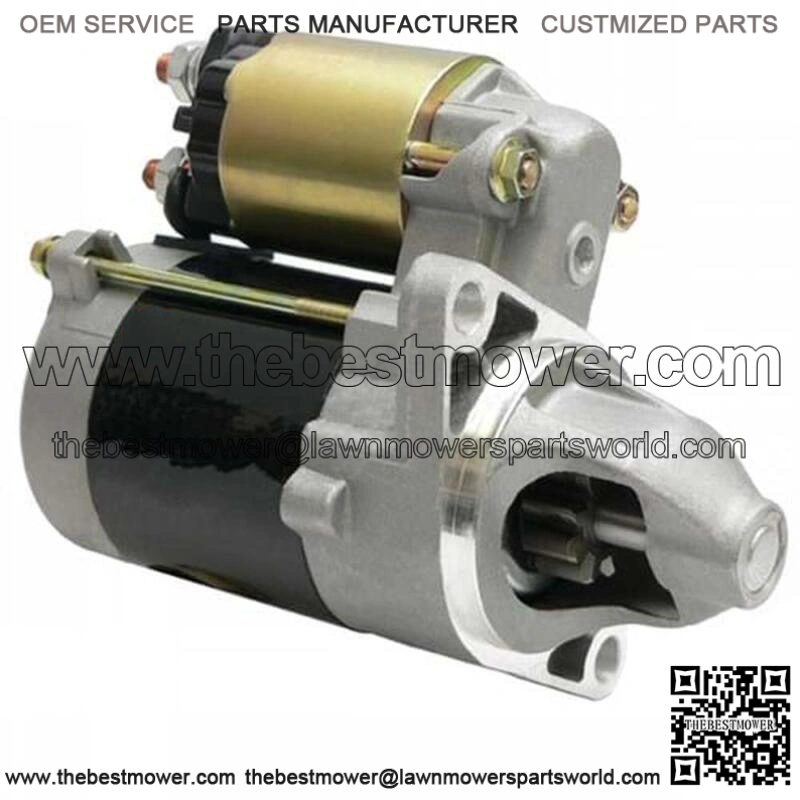 HR105575 Starter - New, 12V, DD, CCW, Aftermarket Nippondenso Fits Kubota