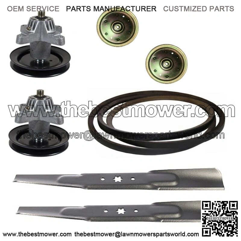 Lawn Mower Blade Spindle Belt Idler Kit Fits Cub Cadet 42" Deck LT1040 LT1042