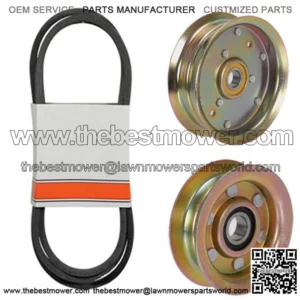 Rebuild Kit Fits John Deere GX20072 GY20629 GY20067 42" Mower Deck Belt & Idlers