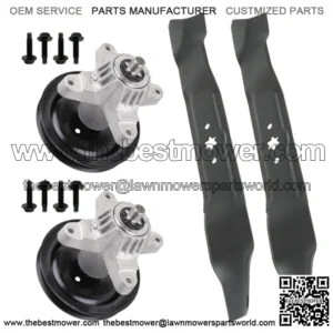 42" Deck Spindle Blade Belt Pulley Rebuild Kit for MTD LT942H LT942G 42" Deck