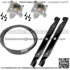 42" Deck Spindle Blade Belt Rebuild Kit for Husqvarna YTA18542 YTA19K42 YTH2042