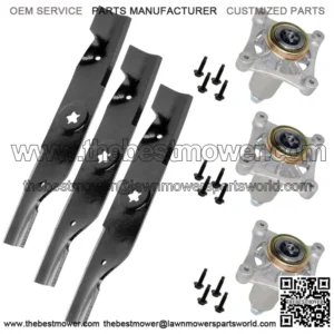 48" Deck Spindle Blade Pulley Rebuild Kit for Husqvarna YTH1848XPT 48" Deck