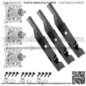 48" Deck Spindle and Blade Rebuild Kit for Craftsman GT5000 48" Deck Lawn Mower