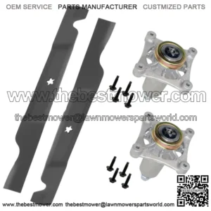 46" Deck Spindle Blade Rebuild Kit for Husqvarna 405380 187292 192870 46" Deck