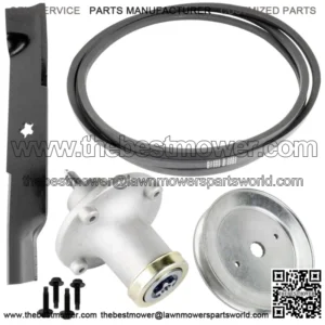 Spindle Blade Belt 48" Deck Kit For Husqvarna EZ4824 EZ5224 539112170 510201101