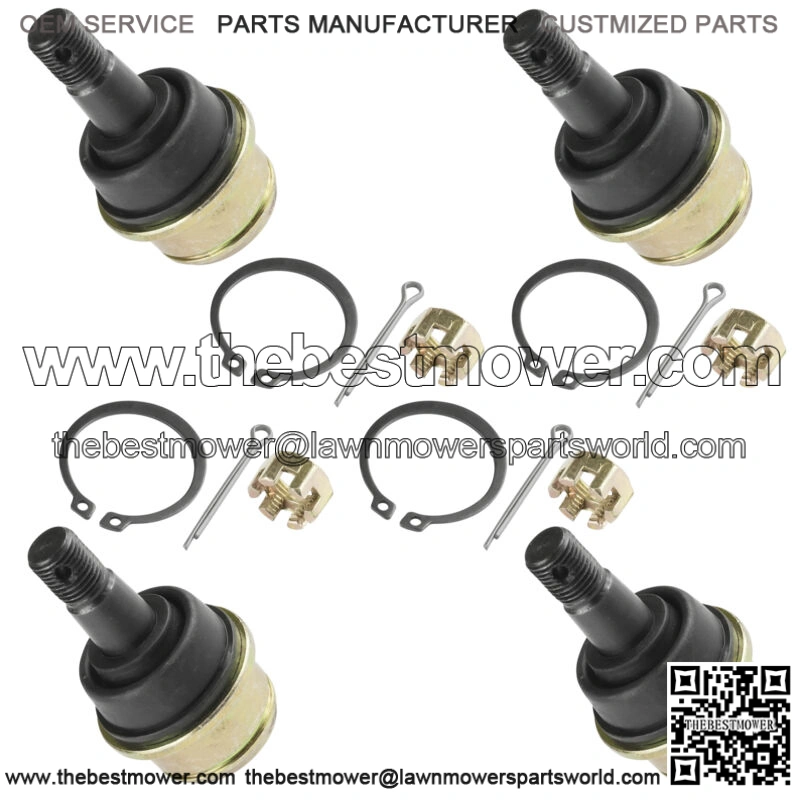 4 Front Upper Lower Knuckle Ball Joint For Honda TRX300FW Fourtrax 300 4X4 88-00 (Fits: Honda)
