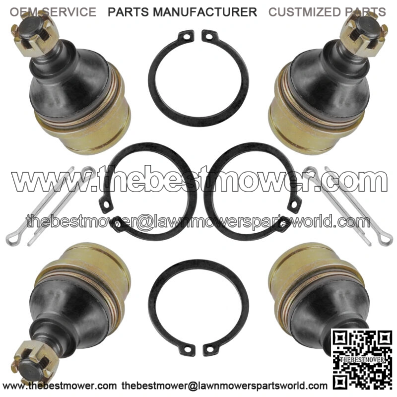 4 Upper and Lower Ball Joint for Honda TRX500FM Foreman 2005-2007 2009 2011-2016 (Fits: Honda)
