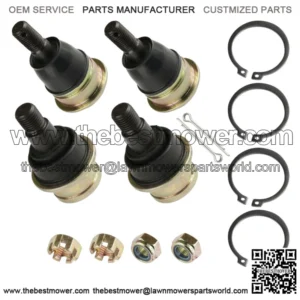 2 Front Knuckle Lower Upper Ball Joint For John Deere Xuv Gator 625I 825I Gas