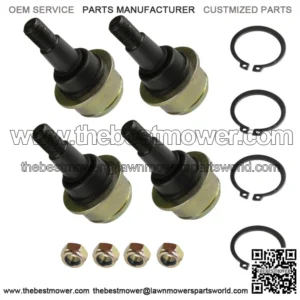 4 Rear A-Arm Lower Upper Ball Joint For John Deere Rsx860I Rsx850I Trail Sport