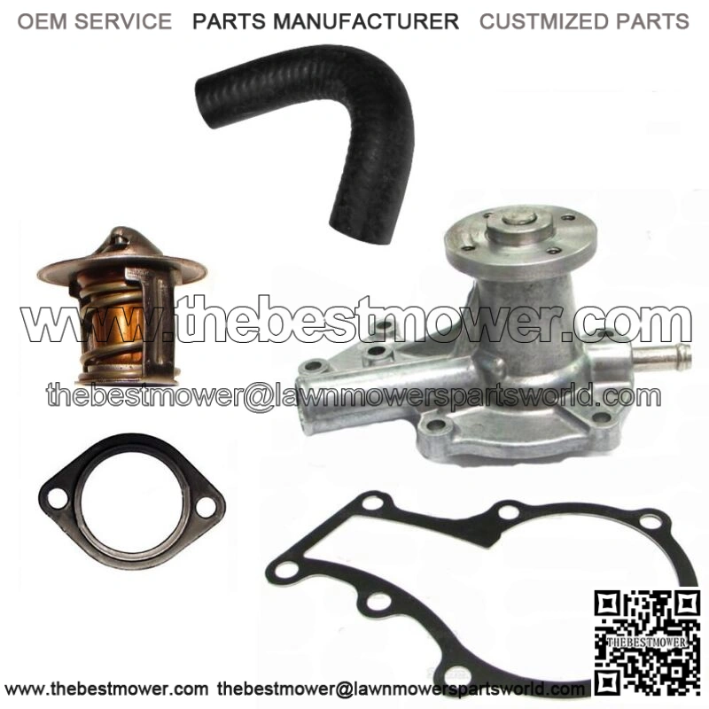 New Water Pump with Return Hose & Thermostat Fits Kubota D722