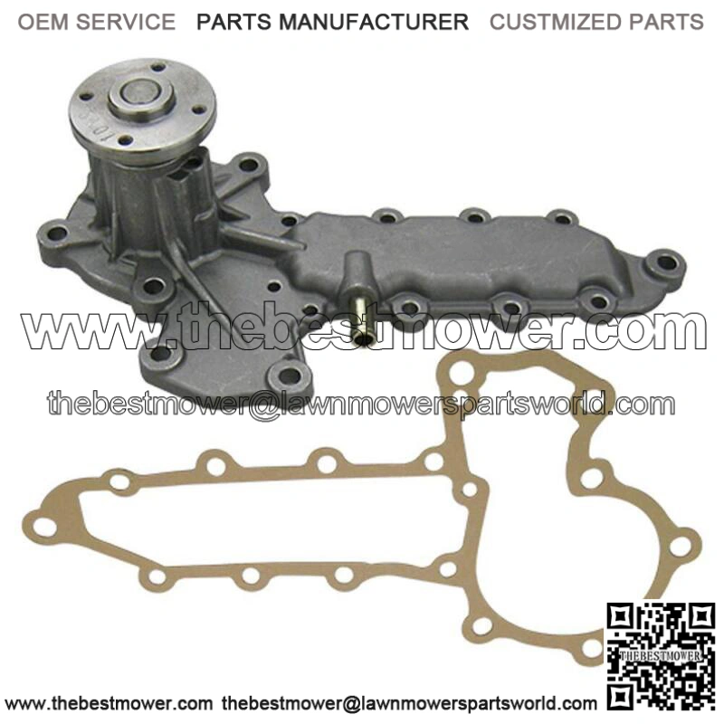 Water Pump - Fits Kubota - 15521-73030 - Replaces 15521-73033, 6653941, 6684225