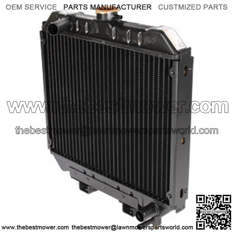 212077 Compact Tractor Radiator - 11 5/8 x 14 1/2 x 1 1/8 Fits Kubota
