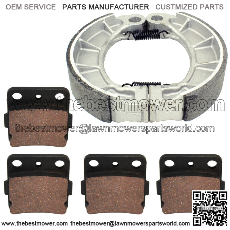Front Brake Pads & Rear Shoes for Honda TRX420FA TRX420FE TRX420FM TRX420FPE (Fits: Honda)