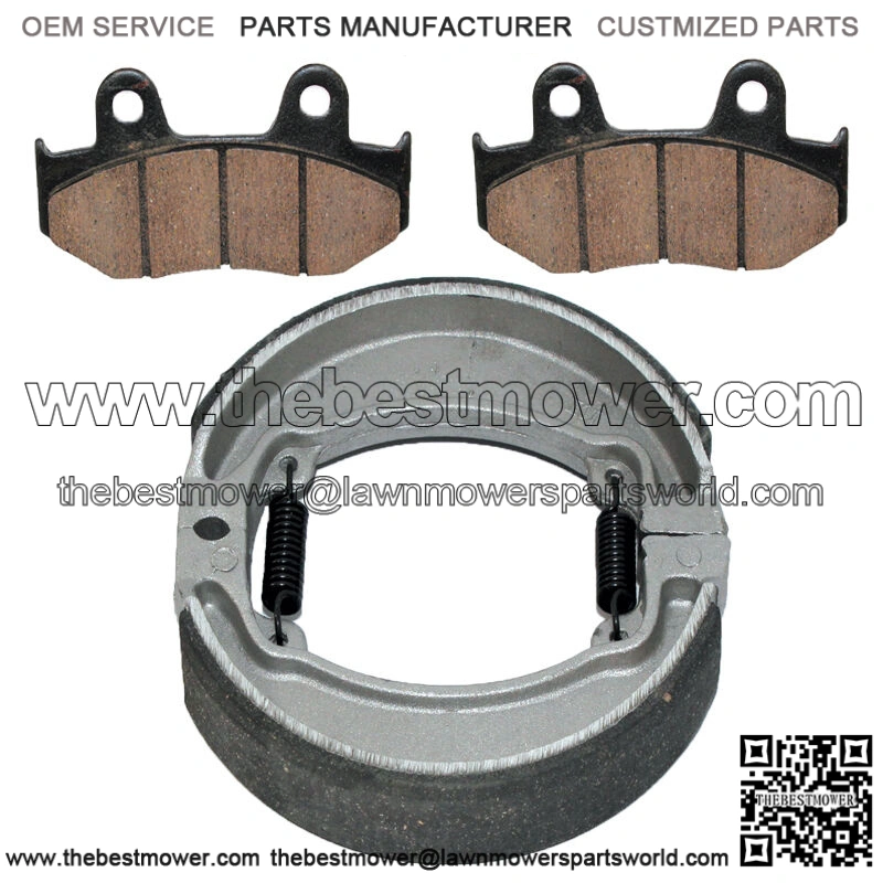 Front Brake Pads & Rear Brake Shoes for Honda CR125R CR250R CR500R 1986 (Fits: Honda)