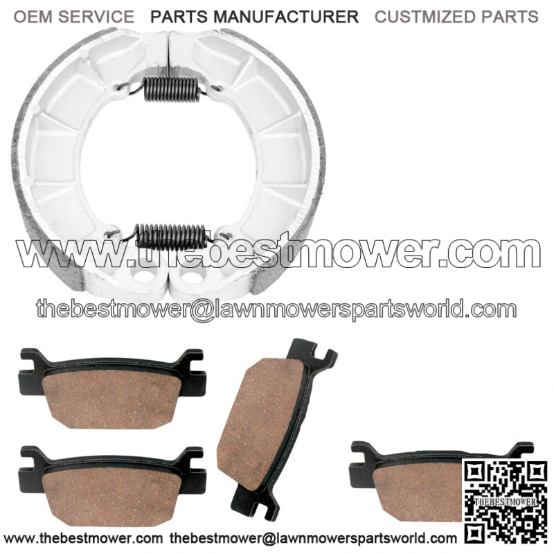 Front & Rear Brake Pads for Honda TRX500FM Fourtrax Foreman 4X4 2005-2011 (Fits: Honda)