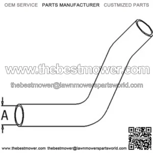 R126605 Fits John Deere Tractor Loader Radiator Hose Top 3055 5200 5210 5300