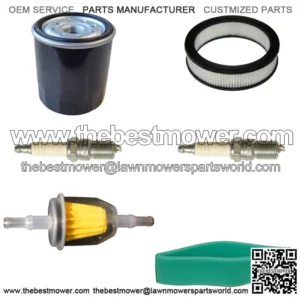 Air-Oil-Fuel Filters & Plugs Fits John Deere 316 w/Onan 318 420 Garden Tractor