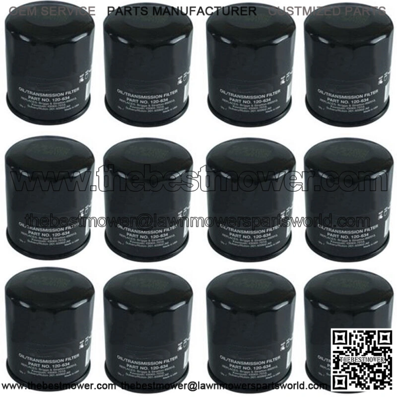 12PK Oil Filter Fits Kawasaki 49065-2078 Fits John Deere AM107423 Fits Toro NN10