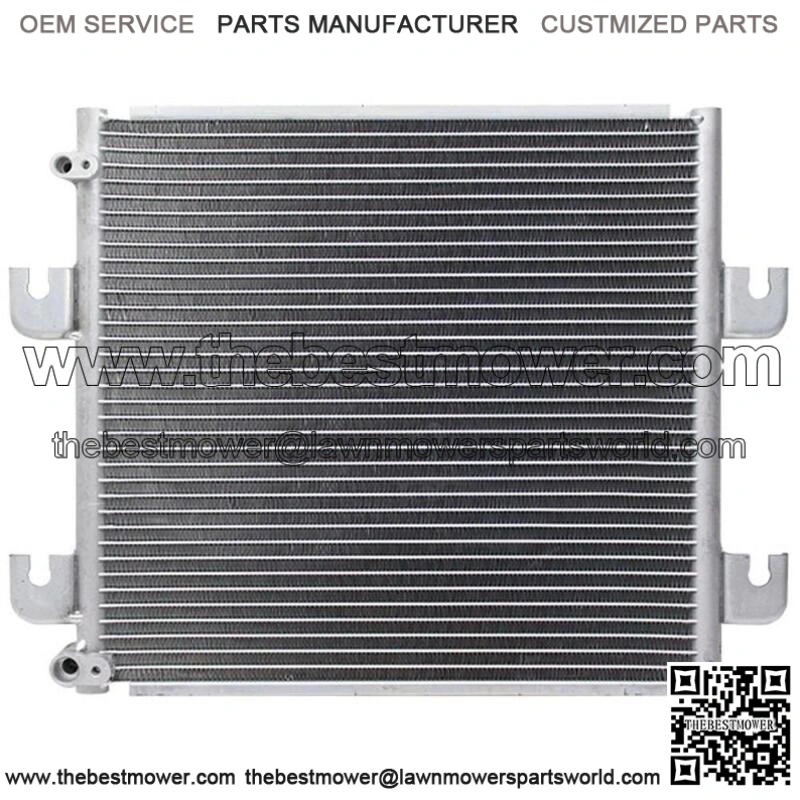 400-763 Tractor Condenser - 15 3/8 x 14 x 5/8 Fits Kubota