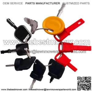 10 Equipment Key Set Snow Blower Keys Lawn Mower Keys Fits Toro, MTD, Cub Cadet, Troy-Bilt, Craftsman, Briggs & Stratton, Tecumseh Snow King, Snoopy, Indak, Husqvarna