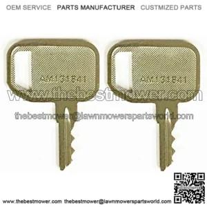 Replacement Ignition Key Made to fit Gators and Lawn Mowers Part #131841 All Metal - Higher Quality