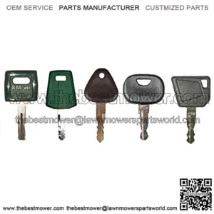 Replacement 5 Heavy Construction Equipment Ignition Keys Set Made to fit Volvo Equipment