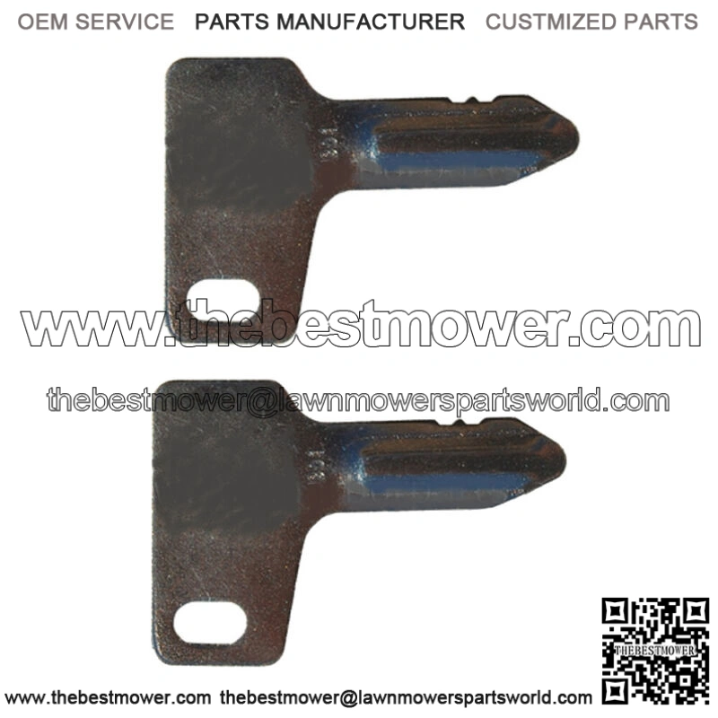 933110-00301 301 Pack of 2 Keys For Several Fits Kubota Mini Excavator Models